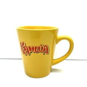 Kahlua Yellow Coffee Tea Cup  Mug   Collectible